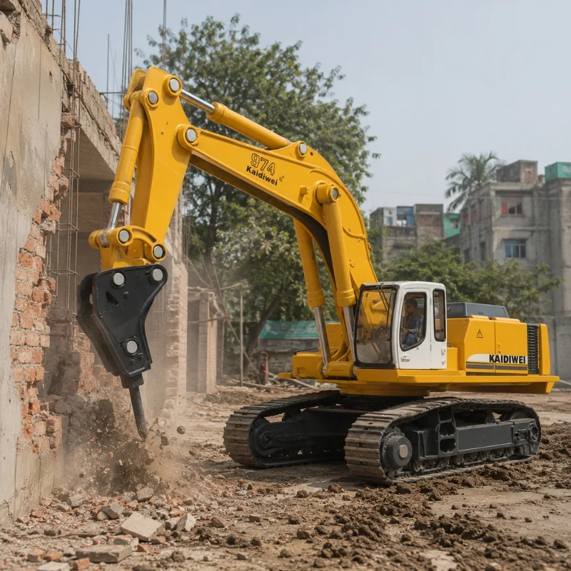 Hammering Excavator Rental Services in Bangladesh